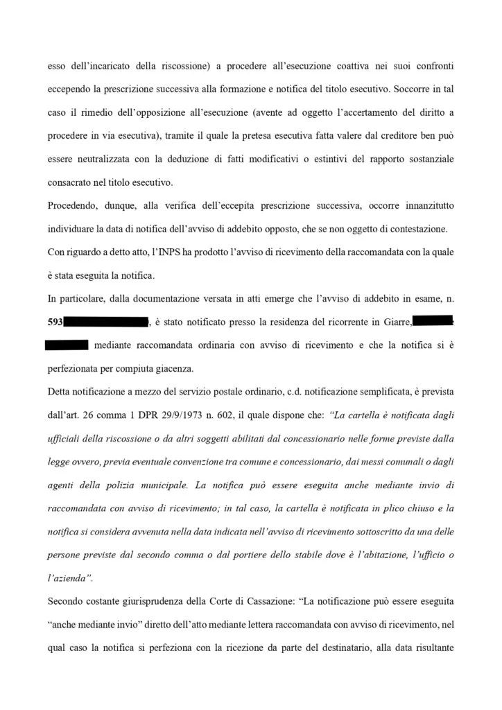 Documento: 15964734s, pagina 5 — Prescrizione Contributi INPS