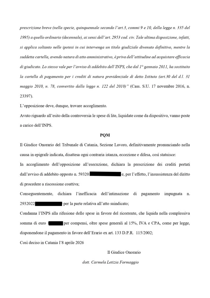 Documento: 15964734s, pagina 9 — Prescrizione Contributi INPS
